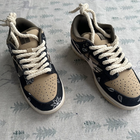 Nike Other - Nike SB new thick cotton woven twisted rope thick laces low-top sneakers